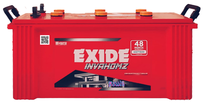 EXIDE INVAHOMZ Short  Tubular Battery - IHST 1500
